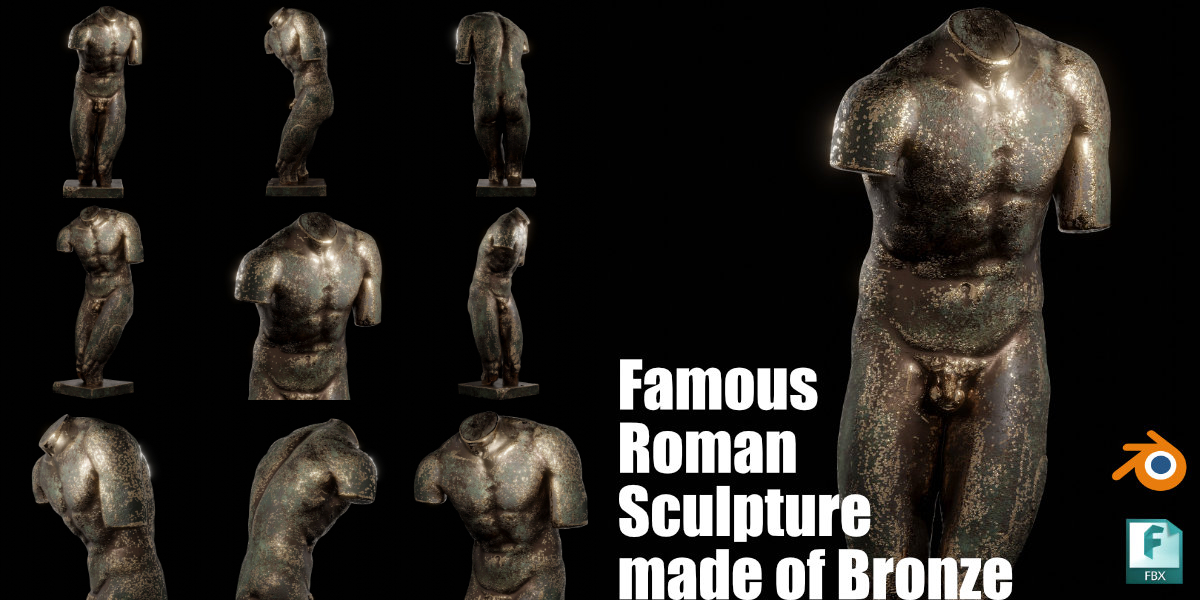 Famous Roman Sculpture Made Of Bronze 069 preview image 1